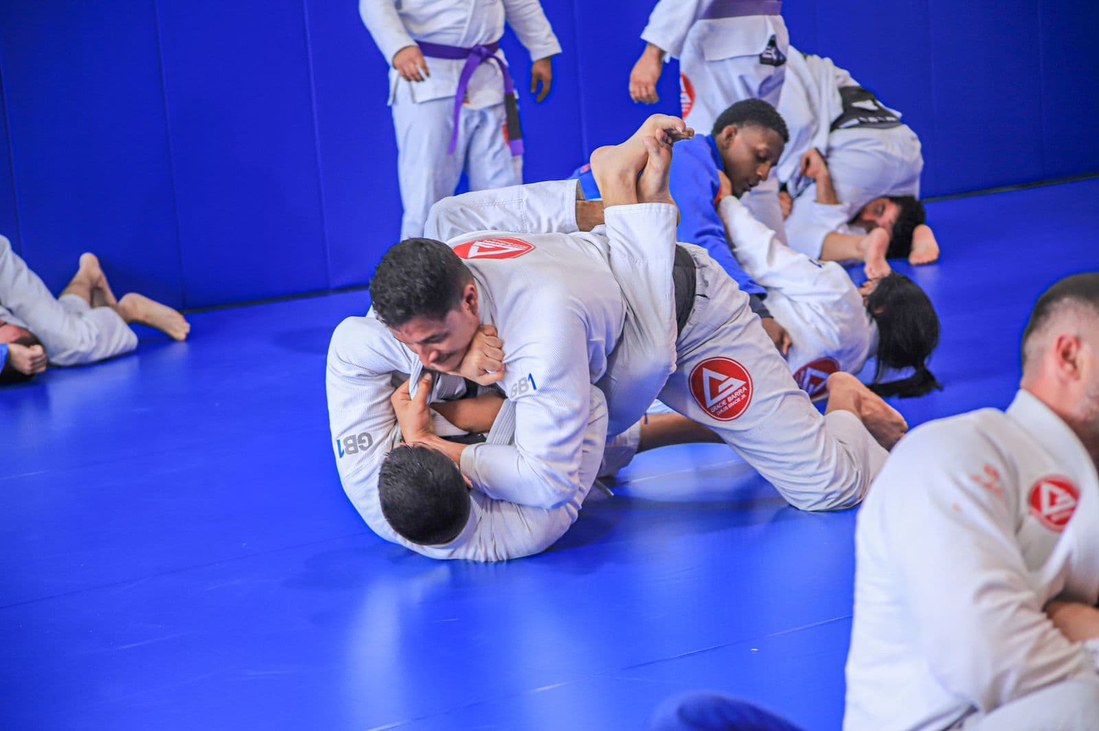 Treino na academia