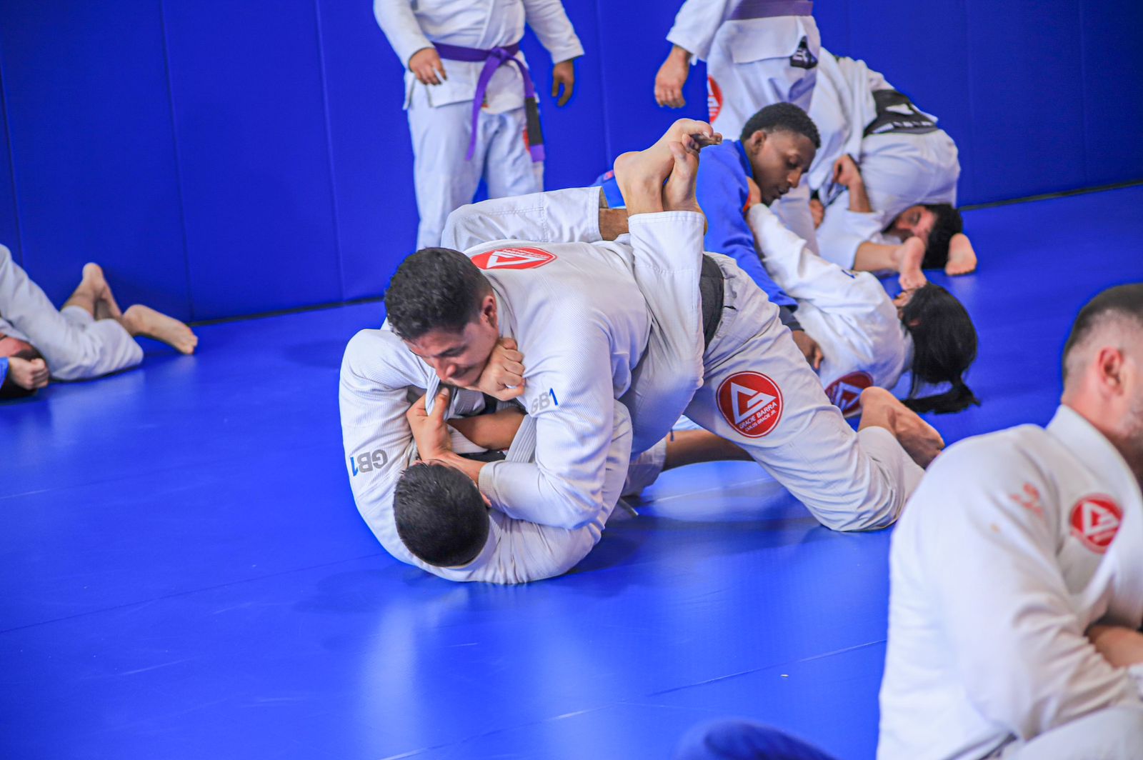 Treino na academia